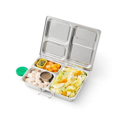 Stainless Steel Bento Lunch Box for Adults with 